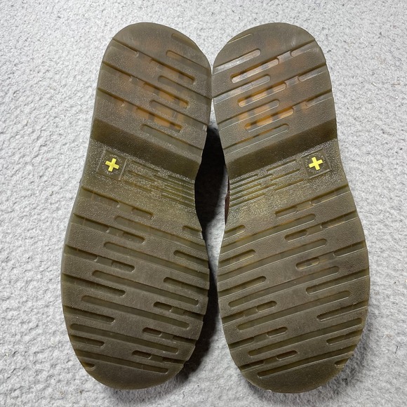 Dr. Martens Boyle Shoes Size 10 Mens Brown Leather Slip On Loafers SoftWair - Picture 7 of 9